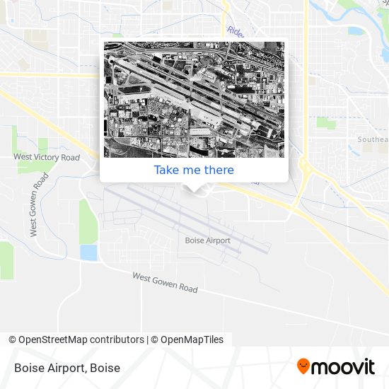 Boise Airport map