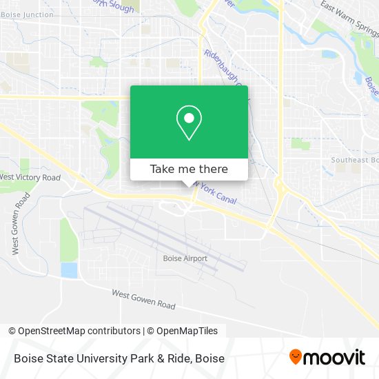 Mapa de Boise State University Park & Ride