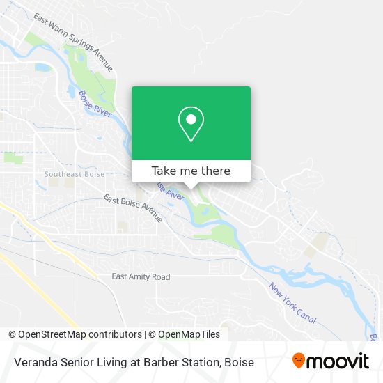Veranda Senior Living at Barber Station map