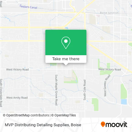 MVP Distributing Detailing Supplies map