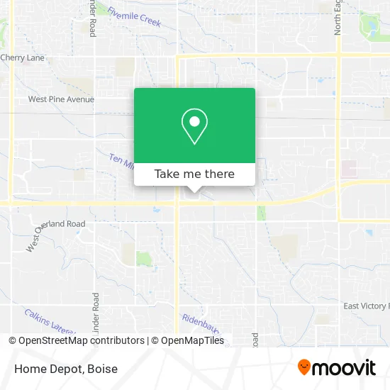 Mapa de Home Depot
