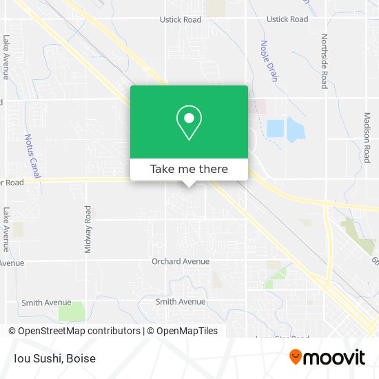 Mapa de Iou Sushi