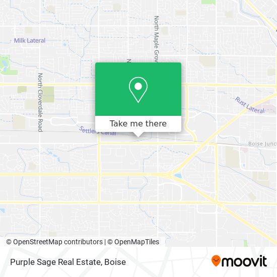 Purple Sage Real Estate map