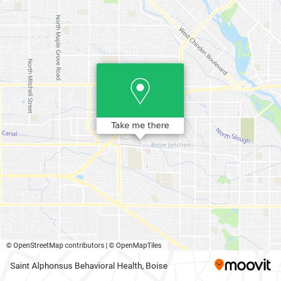 Saint Alphonsus Behavioral Health map