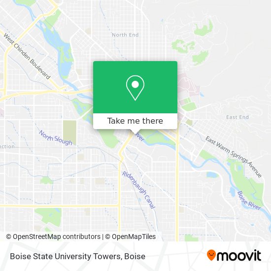 Boise State University Towers map
