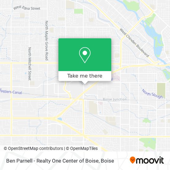 Mapa de Ben Parnell - Realty One Center of Boise