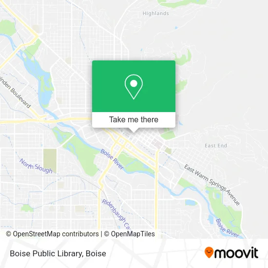 Boise Public Library map