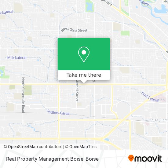 Real Property Management Boise map