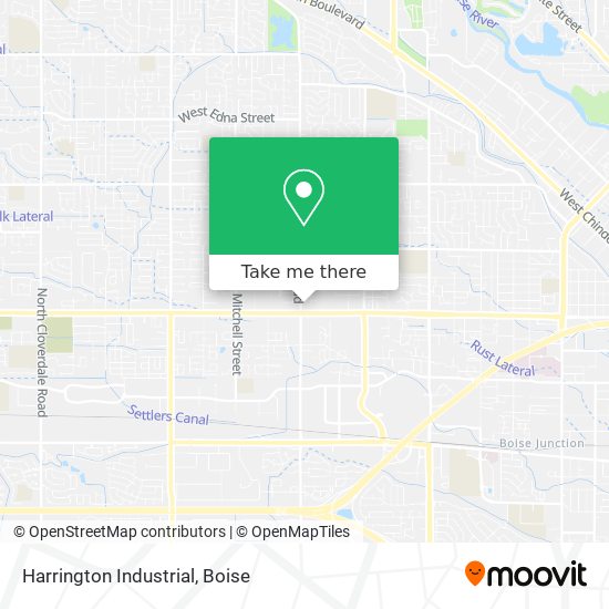 Harrington Industrial map