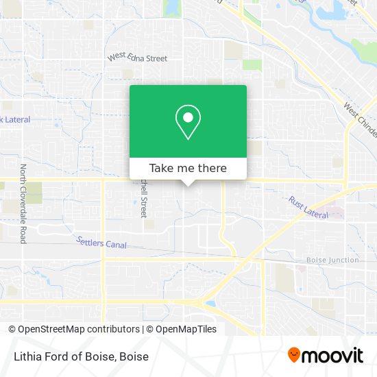 Lithia Ford of Boise map