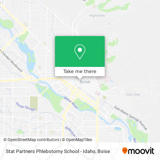 Mapa de Stat Partners Phlebotomy School - Idaho