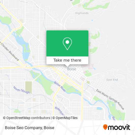 Mapa de Boise Seo Company