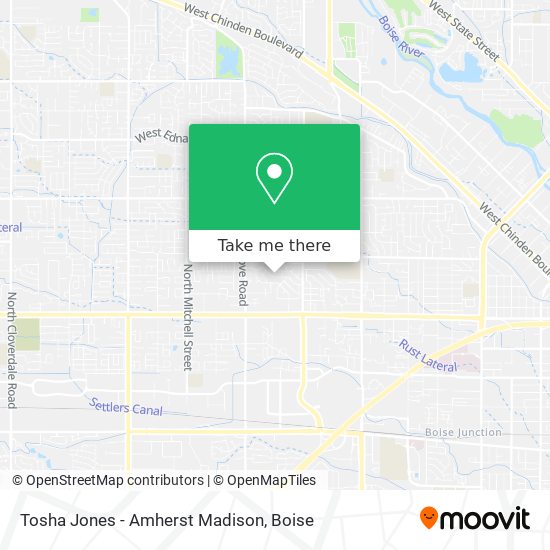 Mapa de Tosha Jones - Amherst Madison