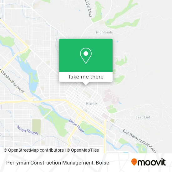 Perryman Construction Management map