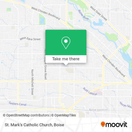 St. Mark's Catholic Church map