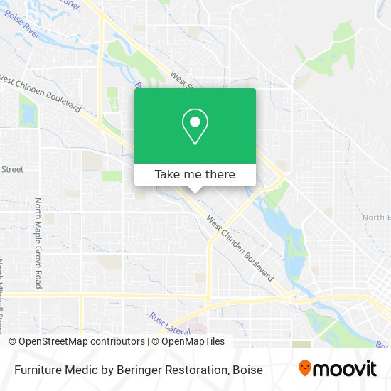 Mapa de Furniture Medic by Beringer Restoration