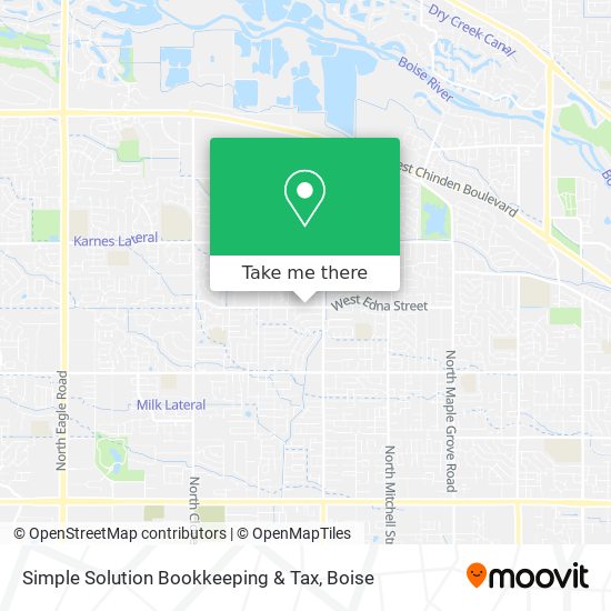 Mapa de Simple Solution Bookkeeping & Tax