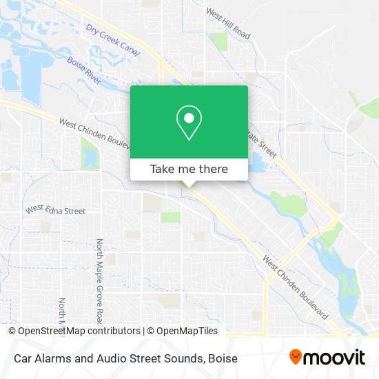 Mapa de Car Alarms and Audio Street Sounds