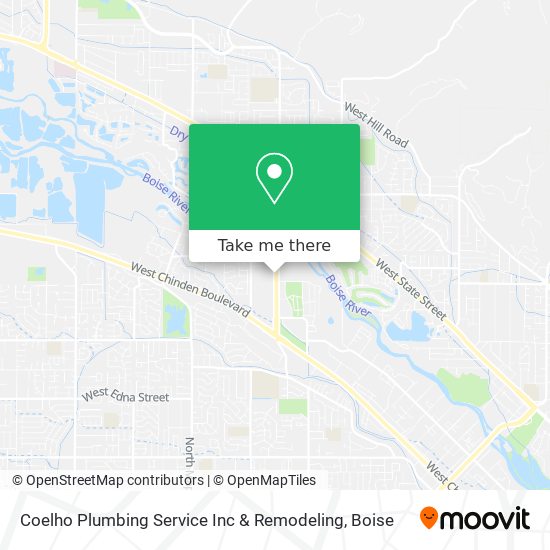 Coelho Plumbing Service Inc & Remodeling map