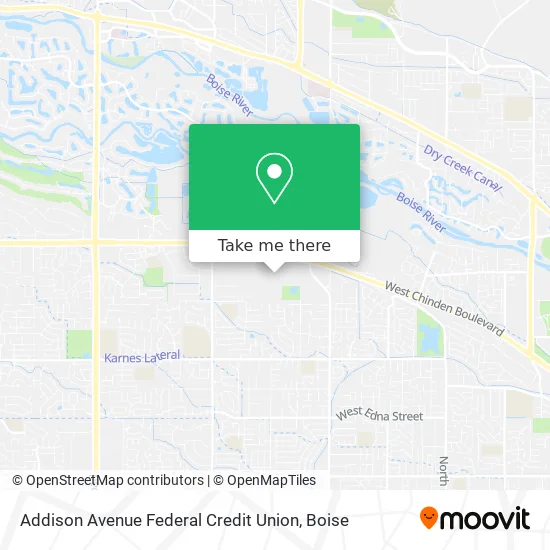 Mapa de Addison Avenue Federal Credit Union