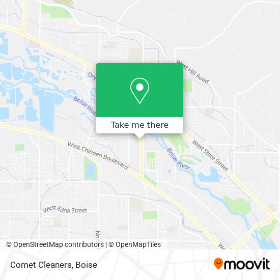 Comet Cleaners map