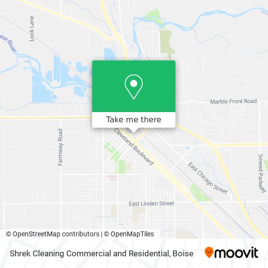 Shrek Cleaning Commercial and Residential map