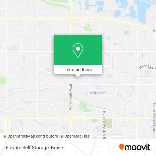 Mapa de Elevate Self Storage