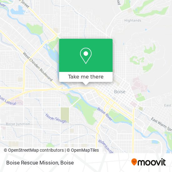 Mapa de Boise Rescue Mission