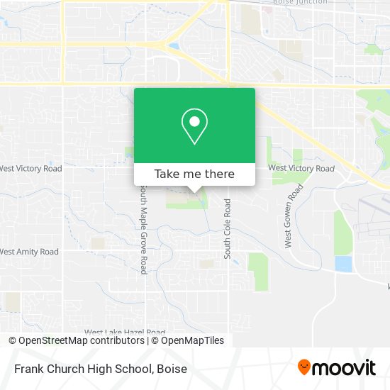 Mapa de Frank Church High School