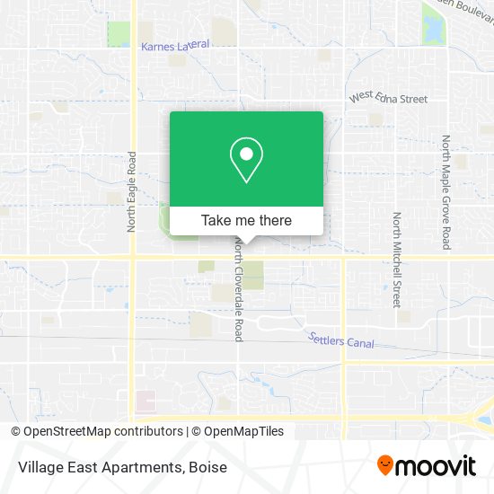 Village East Apartments map