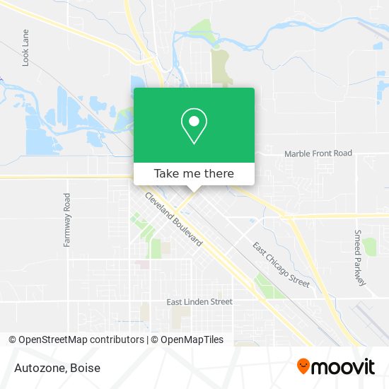 Mapa de Autozone