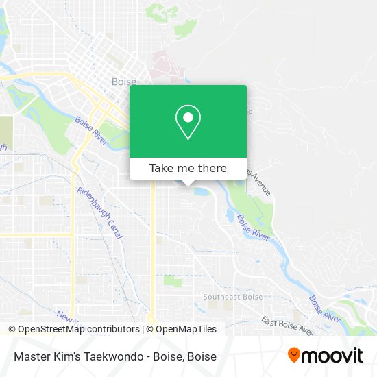 Master Kim's Taekwondo - Boise map