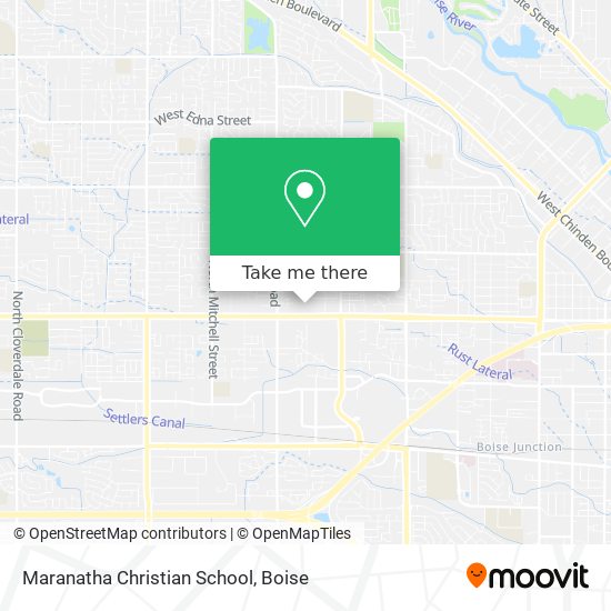 Maranatha Christian School map