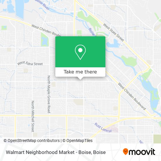 Mapa de Walmart Neighborhood Market - Boise