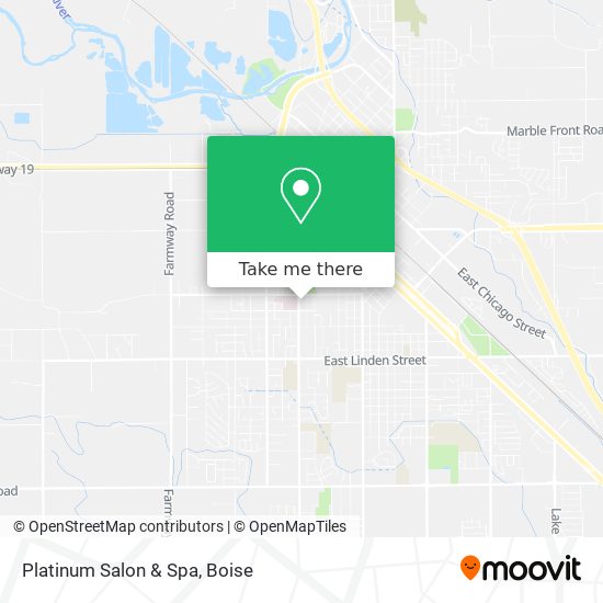 Mapa de Platinum Salon & Spa
