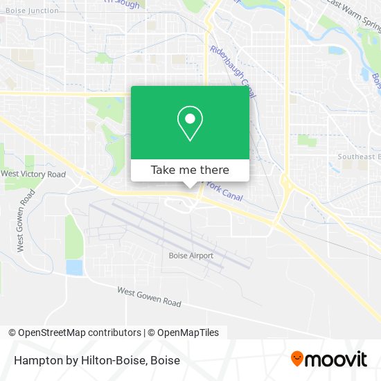Hampton by Hilton-Boise map