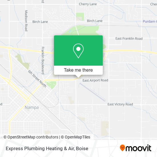 Mapa de Express Plumbing Heating & Air