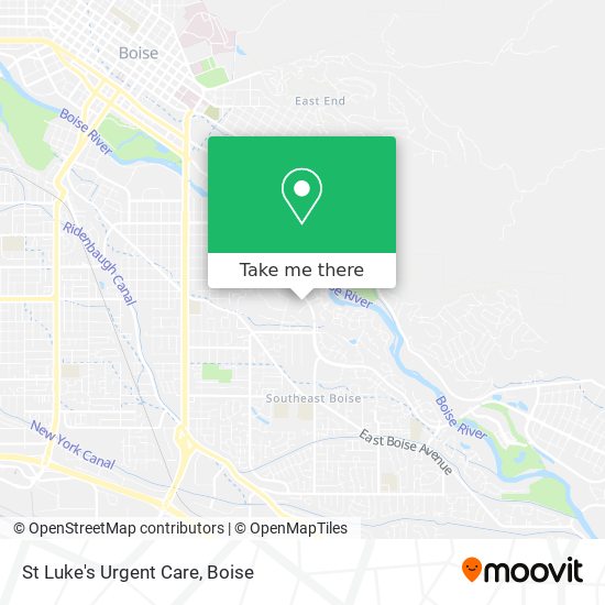 Mapa de St Luke's Urgent Care