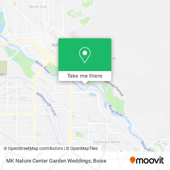 MK Nature Center Garden Weddings map