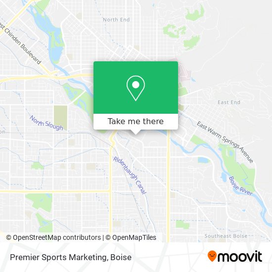 Premier Sports Marketing map