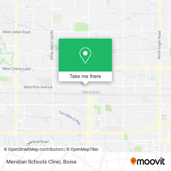 Meridian Schools Clinic map