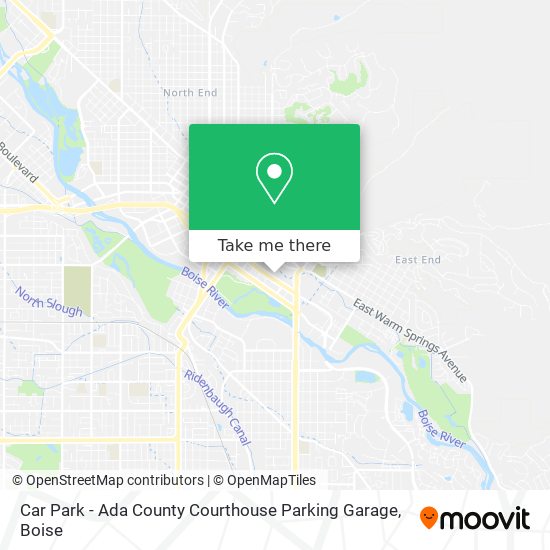 Car Park - Ada County Courthouse Parking Garage map