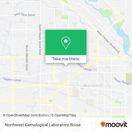 Northwest Gemological Laboratory map