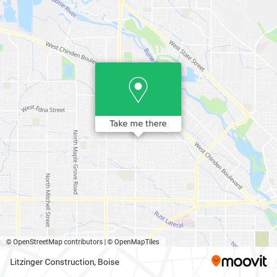 Litzinger Construction map