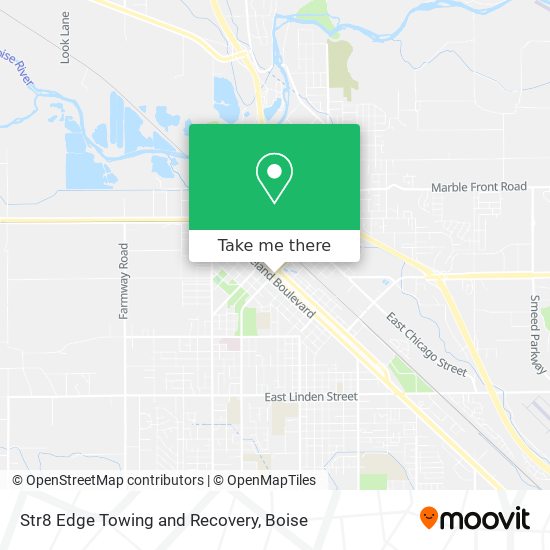 Str8 Edge Towing and Recovery map