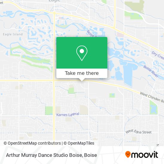 Arthur Murray Dance Studio Boise map