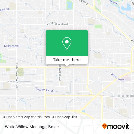 White Willow Massage map