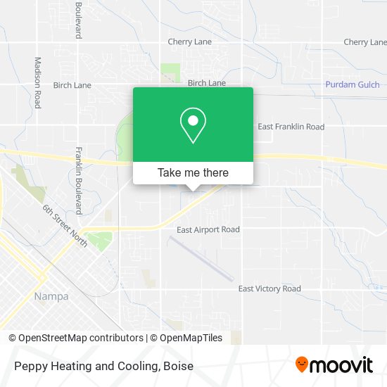 Mapa de Peppy Heating and Cooling