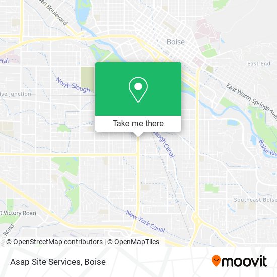 Asap Site Services map