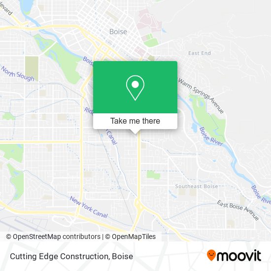 Cutting Edge Construction map